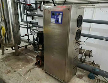 中學泳池臭氧設備安裝現場